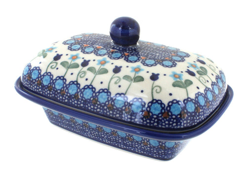 Polish Pottery Savannah Butter Tub