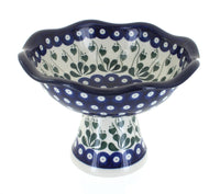 Polish Pottery Alyce Small Pedestal Dish