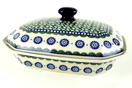 Maia Medium Covered Baker Polish Pottery