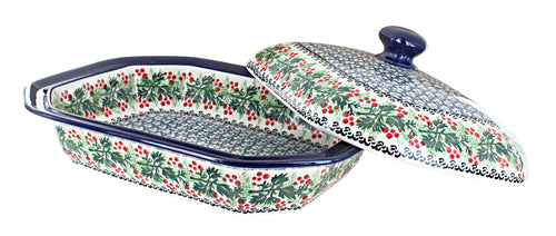 Noelle Medium Covered Baker Polish Pottery