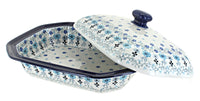 Celeste Medium Covered Baker Polish Pottery