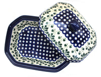 Alyce Medium Covered Baker Polish Pottery