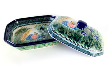 Teresa Large Covered Baker Polish Pottery