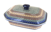 Polish Pottery Athena Large Covered Baker