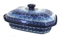 Polish Pottery Joanna Large Covered Baker