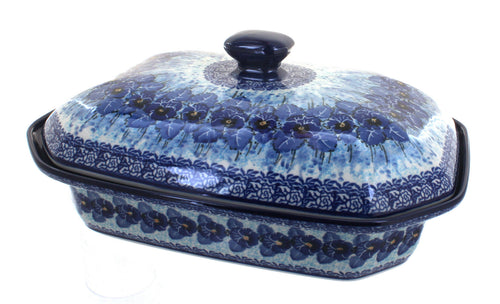 Polish Pottery Joanna Large Covered Baker