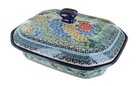 Polish Pottery Teresa Large Covered Baker