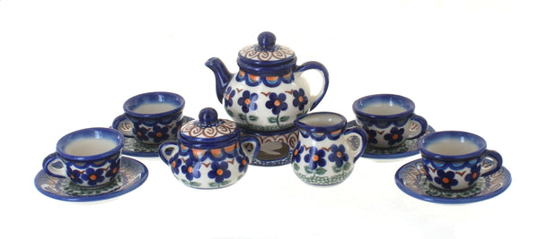Aztec Flower Miniature Tea Set