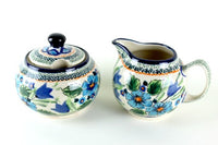 Ballina Cream & Sugar Set Polish Pottery