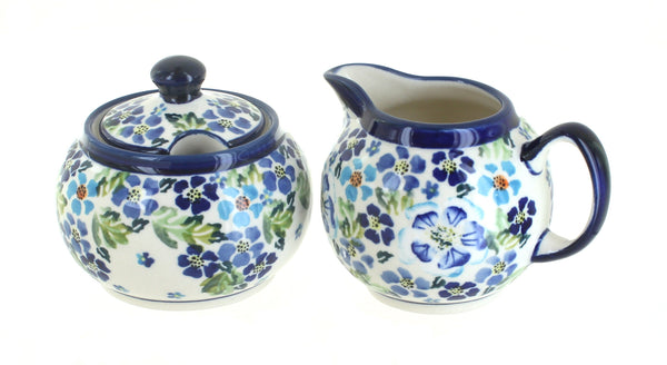 Vintage Violet Cream & Sugar Set