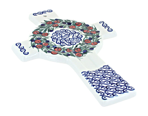 Polish Pottery Berry Cross
