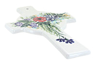 Polish Pottery Summer Garden Cross