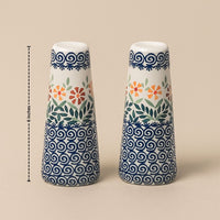 Garden Bouquet Salt & Pepper Shakers Polish Pottery