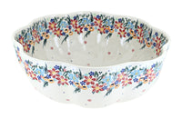 Polish Pottery Tara Large Scallop Bowl