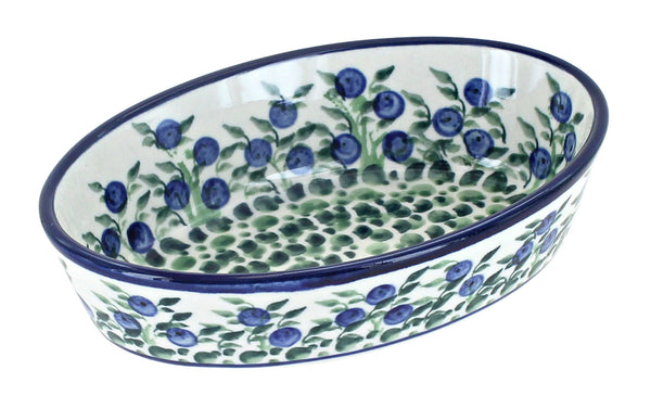 Porcelain Vine Extra Small Oval Baker