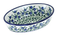 Polish Pottery Porcelain Vine Extra Small Oval Baker