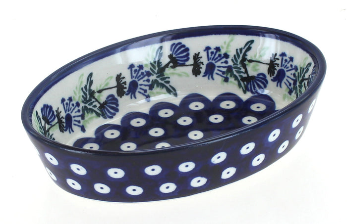 Polish Pottery Sweet Annie Extra Small Oval Baker