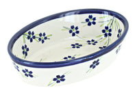 Polish Pottery Willow Extra Small Oval Baker