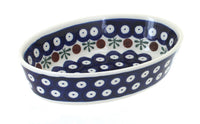 Polish Pottery Nature Extra Small Oval Baker