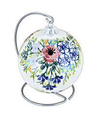 Polish Pottery Summer Garden Christmas Ball