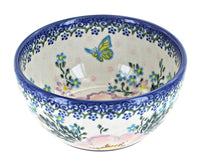 Polish Pottery Apple Blossom Dessert  Bowl