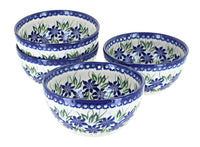Polish Pottery Sierra 4 PC Dessert Bowl Set