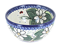 Polish Pottery Ladybug Dessert Bowl