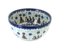 Arctic Holidays Dessert Bowl Polish Pottery