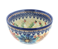 Polish Pottery Autumn Burst Dessert Bowl