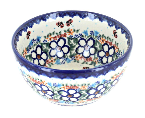 Polish Pottery Scarlett Dessert Bowl