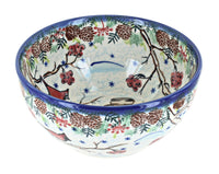 Polish Pottery Little Snowman Cereal/Soup Bowl