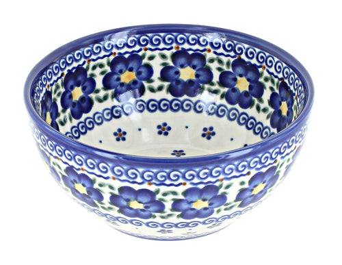 Polish Pottery Spring Blossom Cereal/Soup Bowl