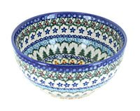 Polish Pottery Holiday Pine Cereal/Soup Bowl
