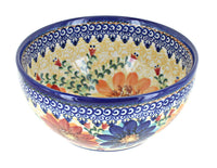 Polish Pottery Autumn Burst Cereal/Soup Bowl