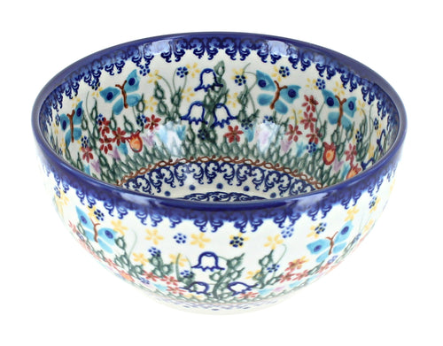 Polish Pottery Garden of Eden Cereal/Soup Bowl