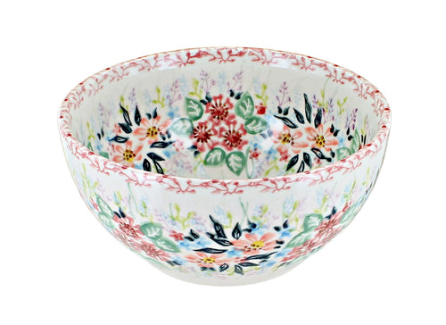 Polish Pottery Fairy Meadow Cereal/Soup Bowl