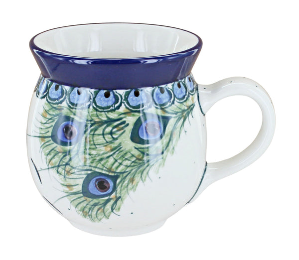 Peacock Feather Bubble Mug