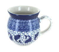 Polish Pottery Mosaic Beach Bubble Mug