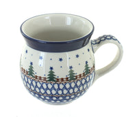 Polish Pottery Rustic Pines Bubble Mug