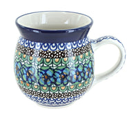 Polish Pottery Mardi Gras Bubble Mug
