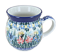 Polish Pottery Day Lily Bouquet Bubble Mug