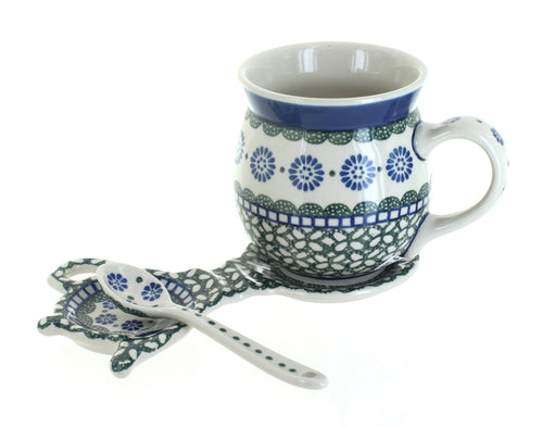 Polish Pottery Maia Mug & Saucer Gift Set