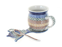 Polish Pottery Athena Mug & Saucer Gift Set