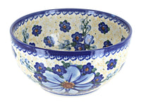 Polish Pottery Daisy Surprise Medium Mixing Bowl
