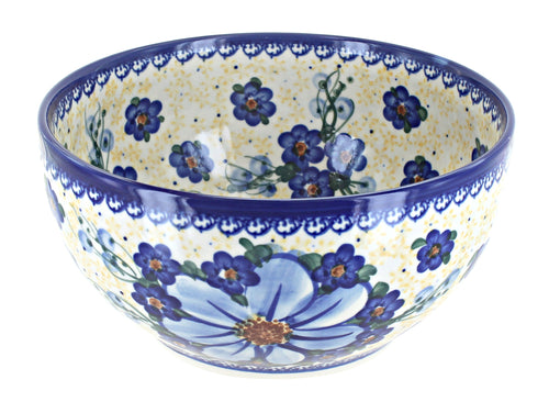 Polish Pottery Daisy Surprise Medium Mixing Bowl