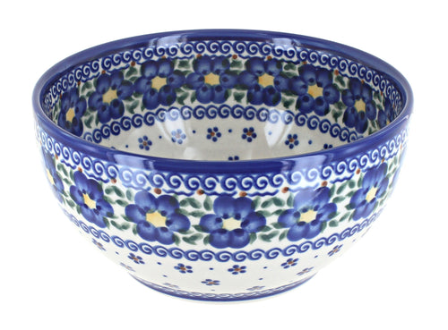 Polish Pottery Spring Blossom Medium Mixing Bowl