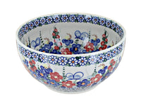Polish Pottery Garden Butterfly Medium Mixing Bowl