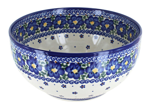 Polish Pottery Spring Blossom Large Mixing Bowl