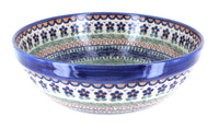 Polish Pottery Aztec Flower Medium Serving Bowl