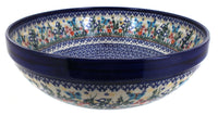 Polish Pottery Garden of Eden Large Serving Bowl
